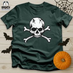 Skull Crossbones Unisex T Shirt Gift For Animal Lover