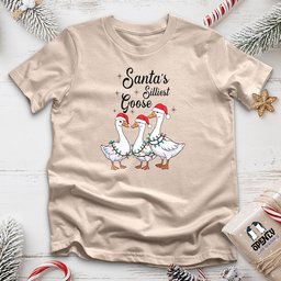 Santas Silliest Goose Unisex T Shirt Gift For Animal Lover