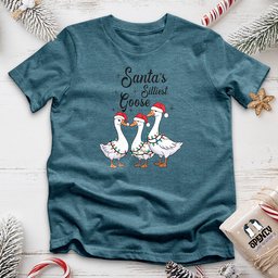 Santas Silliest Goose Unisex T Shirt Gift For Animal Lover