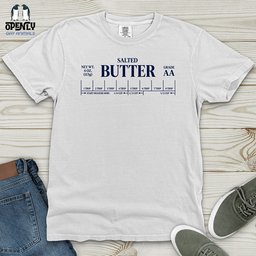 Salted Butter Heavy Cotton Comfort Colors Tee Gift For Animal Lover