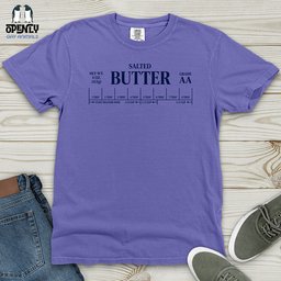 Salted Butter Heavy Cotton Comfort Colors Tee Gift For Animal Lover
