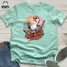 Silly Goose Summer Unisex T Shirt Gift For Animal Lover