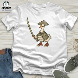 Samurai Goose Softstyle Tee Gift For Animal Lover