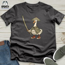 Samurai Goose Softstyle Tee Gift For Animal Lover