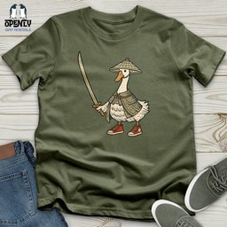 Samurai Goose Softstyle Tee Gift For Animal Lover
