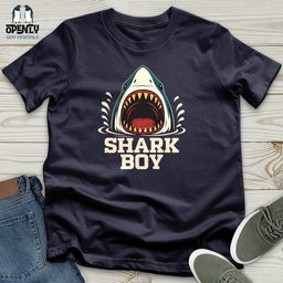 Shark Boy Unisex T Shirt Gift For Animal Lover