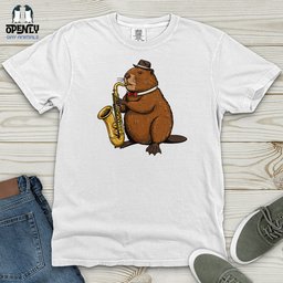 Saxobeaver Heavy Cotton Comfort Colors Tee Gift For Animal Lover