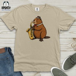 Saxobeaver Heavy Cotton Comfort Colors Tee Gift For Animal Lover