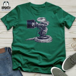 Snake Cinematic Shoot Unisex T Shirt Gift For Animal Lover