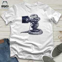 Snake Cinematic Shoot Unisex T Shirt Gift For Animal Lover