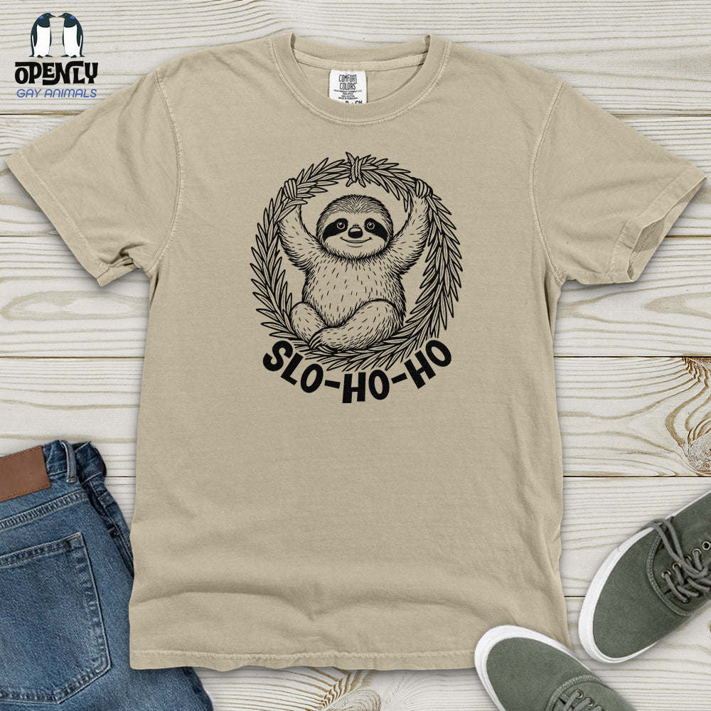 Slo Ho Ho Heavy Cotton Comfort Colors Tee Gift For Animal Lover