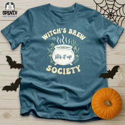 Witchs Brew Society Unisex T Shirt Gift For Animal Lover