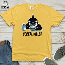 Cereal Killer Heavy Cotton Comfort Colors Tee Gift For Animal Lover