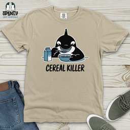 Cereal Killer Heavy Cotton Comfort Colors Tee Gift For Animal Lover