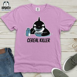Cereal Killer Heavy Cotton Comfort Colors Tee Gift For Animal Lover