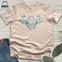 Cat Flex Body Unisex T Shirt Gift For Cat Lover