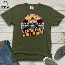 Catalina Wine Mixer Heavy Cotton Comfort Colors Tee Gift For Animal Lover