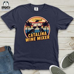 Catalina Wine Mixer Heavy Cotton Comfort Colors Tee Gift For Animal Lover