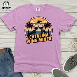 Catalina Wine Mixer Heavy Cotton Comfort Colors Tee Gift For Animal Lover