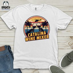 Catalina Wine Mixer Heavy Cotton Comfort Colors Tee Gift For Animal Lover