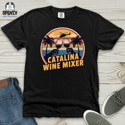 Catalina Wine Mixer Heavy Cotton Comfort Colors Tee Gift For Animal Lover