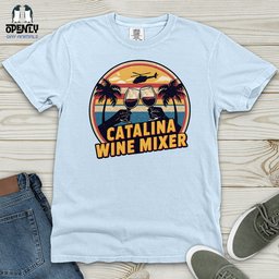 Catalina Wine Mixer Heavy Cotton Comfort Colors Tee Gift For Animal Lover
