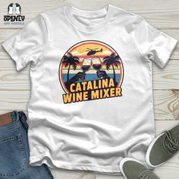 Catalina Wine Mixer Softstyle Tee Gift For Animal Lover