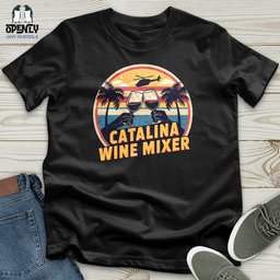 Catalina Wine Mixer Softstyle Tee Gift For Animal Lover
