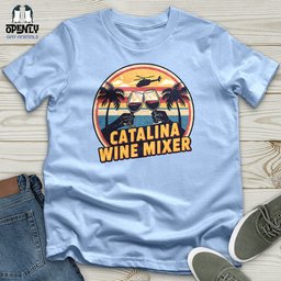 Catalina Wine Mixer Softstyle Tee Gift For Animal Lover