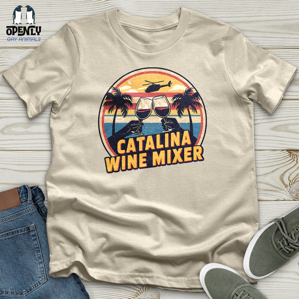 Catalina Wine Mixer Softstyle Tee Gift For Animal Lover