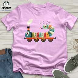 Caterpillar Locomotive Adventure Unisex T Shirt Gift For Animal Lover