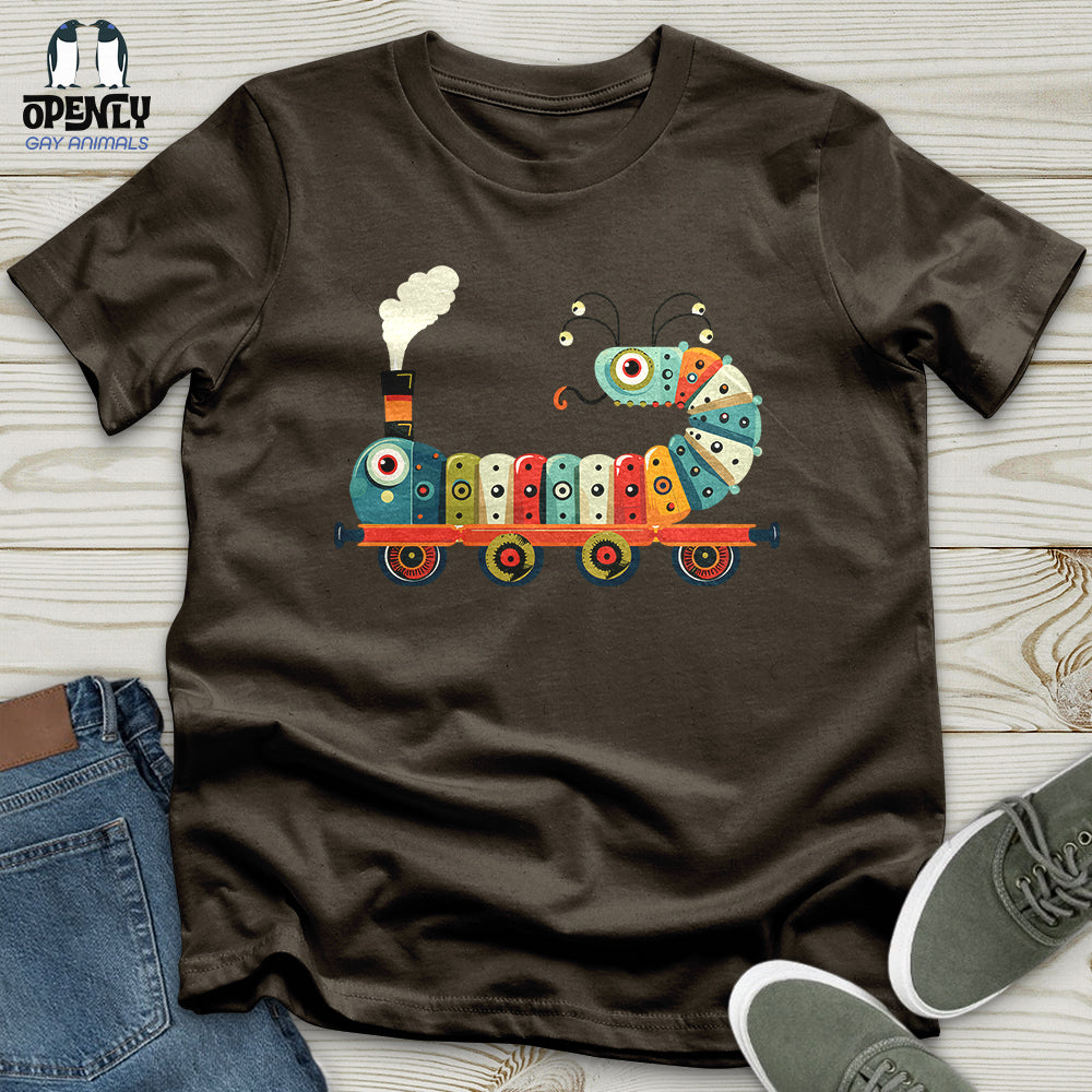 Caterpillar Locomotive Adventure Unisex T Shirt Gift For Animal Lover