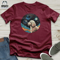 Canine Cosmic Dream Unisex T Shirt Gift For Animal Lover