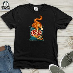 Cats Heavy Cotton Comfort Colors Tee Gift For Cat Lover