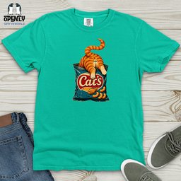 Cats Heavy Cotton Comfort Colors Tee Gift For Cat Lover
