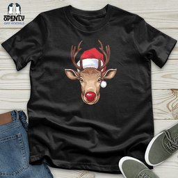 Christmas Deer Unisex T Shirt Gift For Animal Lover