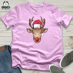 Christmas Deer Unisex T Shirt Gift For Animal Lover