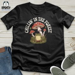 Chillin In The Forest Unisex T Shirt Gift For Animal Lover