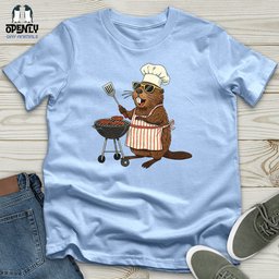 Chef Beaver Softstyle Tee Gift For Animal Lover