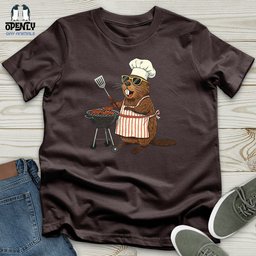 Chef Beaver Softstyle Tee Gift For Animal Lover