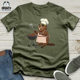Chef Beaver Softstyle Tee Gift For Animal Lover
