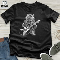 Cat Rockstar Unisex T Shirt Gift For Cat Lover