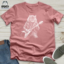 Cat Rockstar Unisex T Shirt Gift For Cat Lover