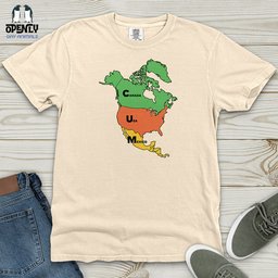 Canada USA Mexico Heavy Cotton Comfort Colors Tee Gift For Animal Lover