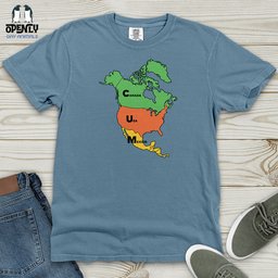 Canada USA Mexico Heavy Cotton Comfort Colors Tee Gift For Animal Lover