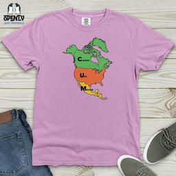 Canada USA Mexico Heavy Cotton Comfort Colors Tee Gift For Animal Lover