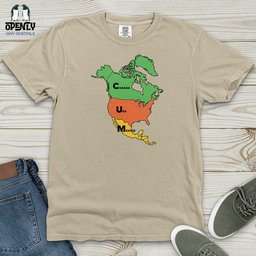 Canada USA Mexico Heavy Cotton Comfort Colors Tee Gift For Animal Lover