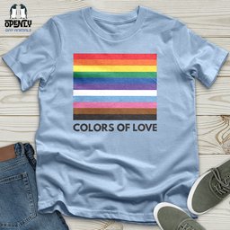 Colors Of Love Unisex T Shirt Gift For Animal Lover