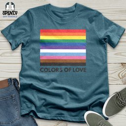 Colors Of Love Unisex T Shirt Gift For Animal Lover