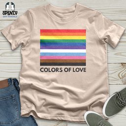 Colors Of Love Unisex T Shirt Gift For Animal Lover